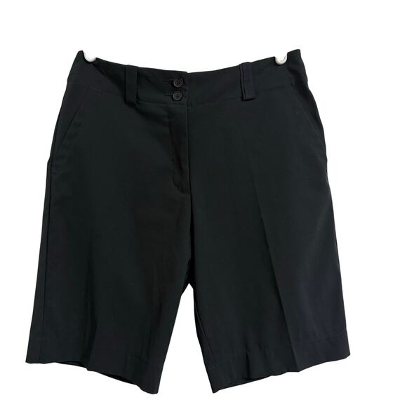 Nike Golf Dri-Fit Black Women’s Size 6 Shorts Athletic Knee Length Sportswear - Picture 1 of 7